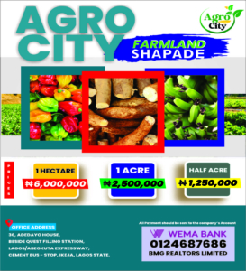 AGROCITY FARMLAND - SHAPADE
